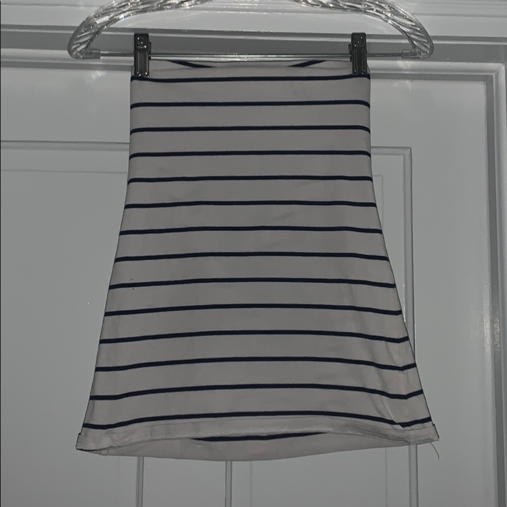 Strapless top!